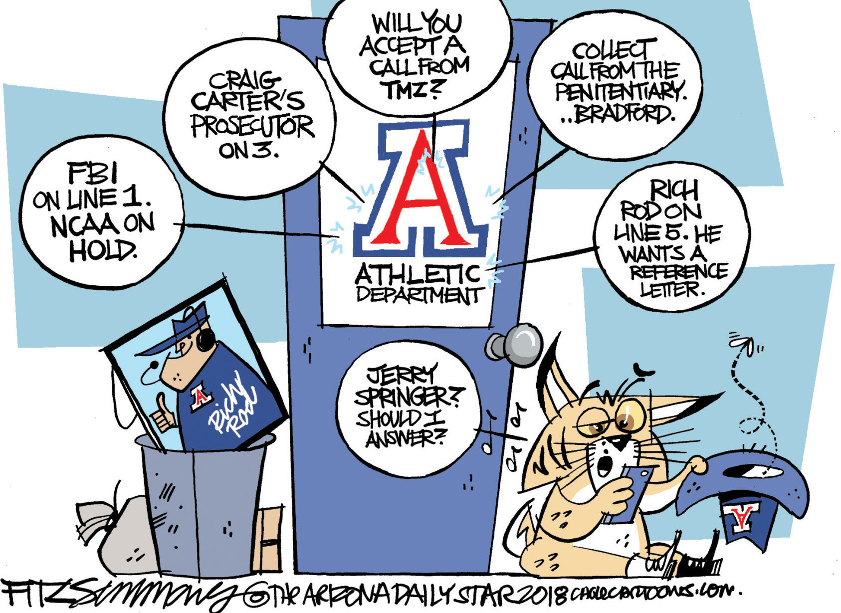 Daily Fitz Cartoon: UA Athletics